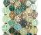 Circular - Thick Cut Roman Glass Beads, Genuine Glass Found in Afghanistan, Matte Glass Beads for Jewelry Making, The Bead Chest